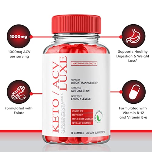 Luxe Keto ACV Gummies Advanced Gummy for Women Keto Lux Weight Loss