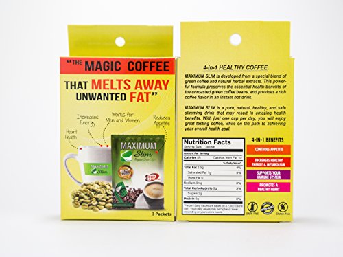 Maximum Slim The Healthy 4-in-1 Organic Green Coffee That Boost Metabolism & Detox Your Body