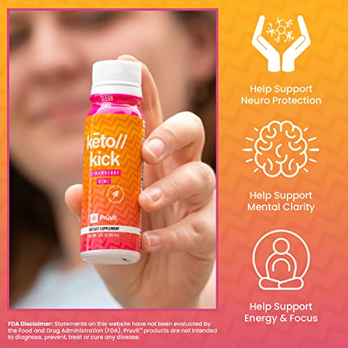 Pruvit Keto Kick Strawberry Kiwi Exogenous Ketones Exalt The Benefits of Natural Slim PRÜVIT