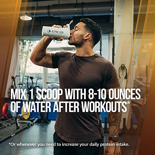 ALPHA LION Superhuman Whey Protein Powder, Great Tasting Pure Whey Protein Isolate ALPHA LION