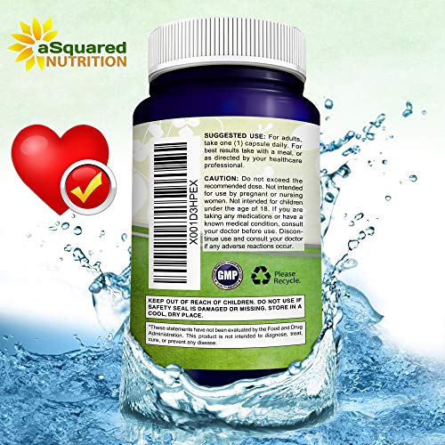 aSquared Nutrition CoQ10 (400mg Max Strength, 100 Veggie Capsules) - High Absorption aSquared Nutrition