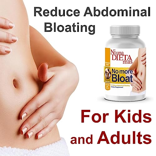 Reduce Abdominal Bloating - Digestive Enzymes for Multiple Foods Ni una dieta más
