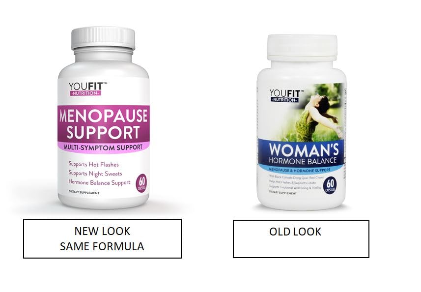 YouFit Nutrition Menopause Relief Capsules for Women - Natural Menopause Supplements