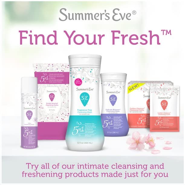 Summer's Eve Cleansing Cloth Simply Sensitive, 3 Count Summer's Eve
