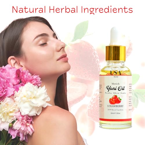 MERICH Natural Yoni Oil | Feminine Yoni Detox Oil | Naturally Scented Vaginal Oil | Restores pH Balance ANGELYCIA