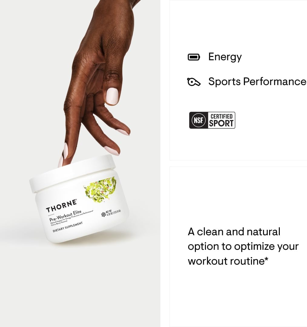 THORNE Performance Boost Bundle: Pre-Workout & Amino Complex - Energy, Muscle, NSF Certified - 24 to 30 Servings