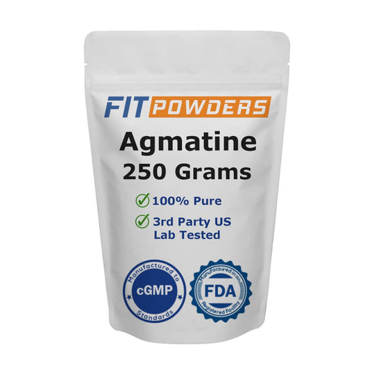 FitPowders Agmatine Sulfate Powder 250 Grams (Multiple Sizes) Strength and Pump