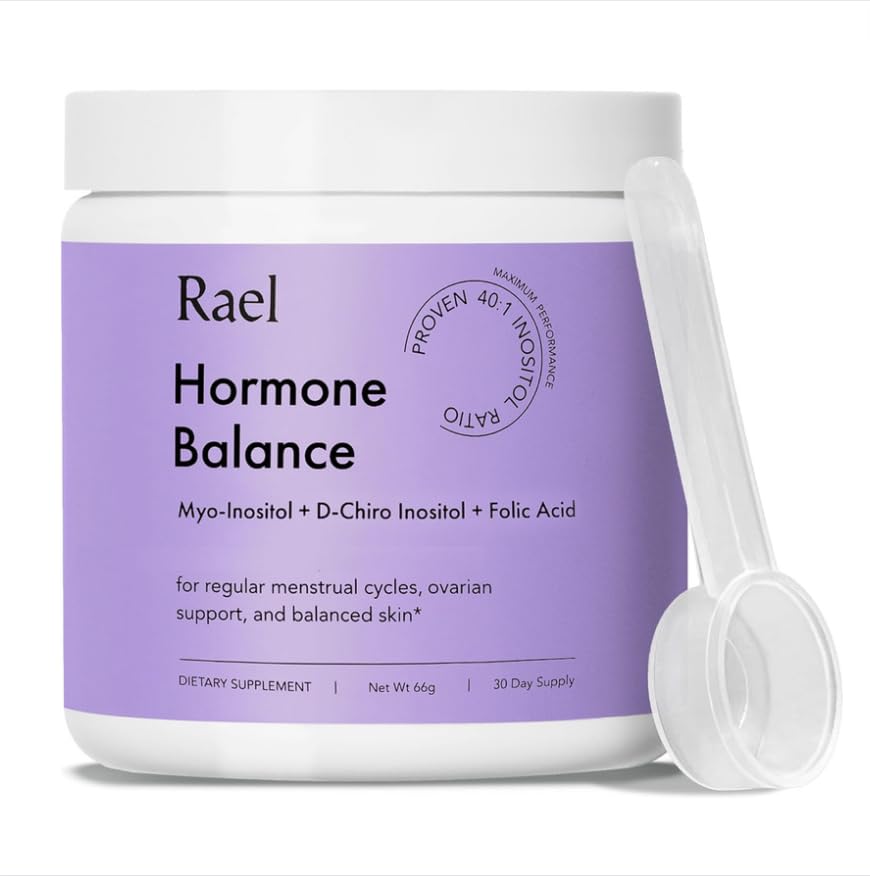 Rael Hormone Balance for Women, Myo Inositol Powder - Myo-Inositol & D-Chiro Inositol 