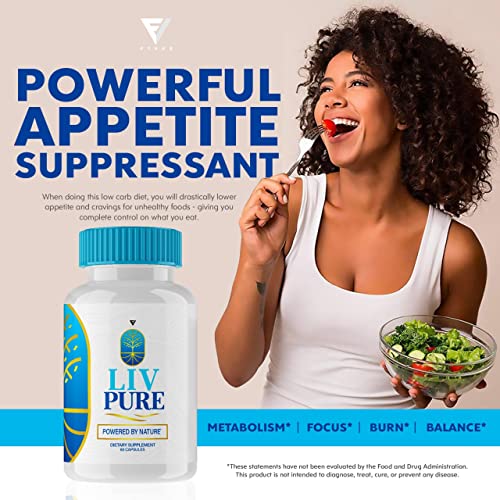(5 Pack) Liv Pure Pills, Livpure Liver Detox Cleanse Management Capsules Advanced Formula