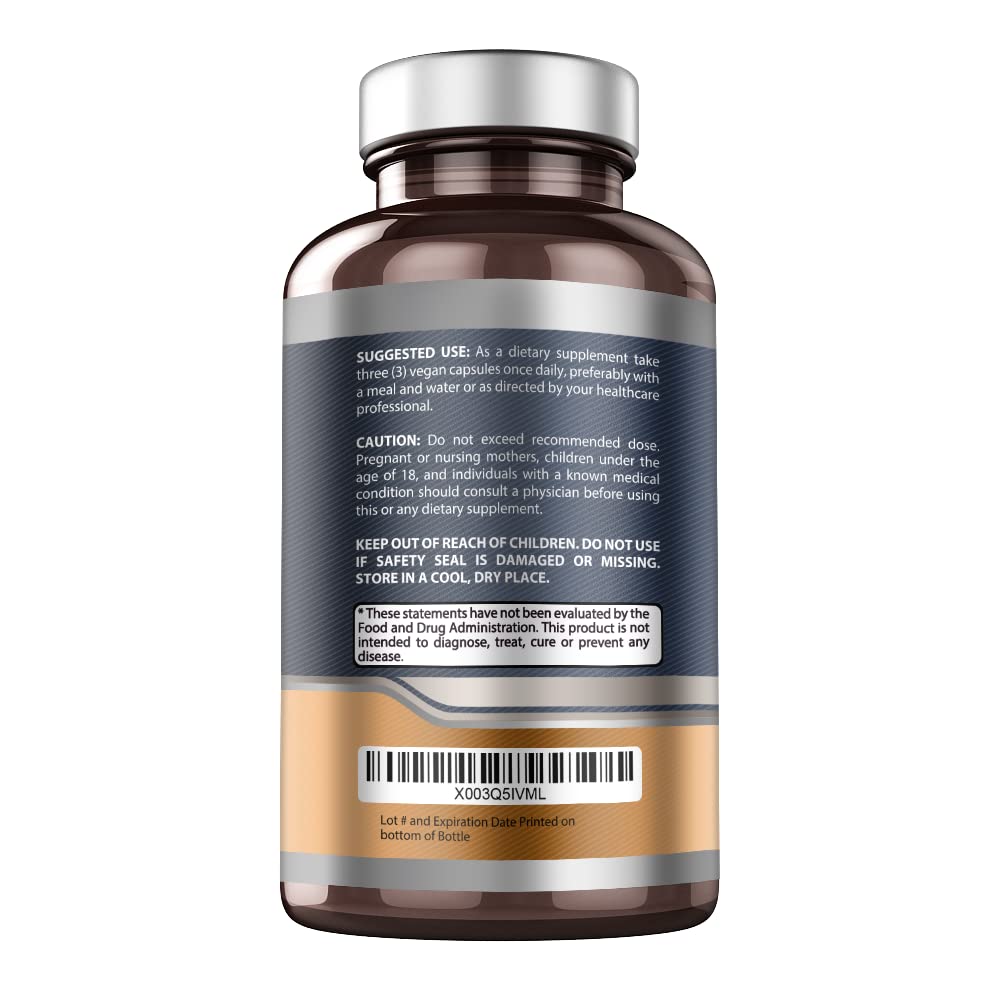 SMART NUTRA LABS Organic Sea Moss 3200MG Per Serving- 180 Vegan