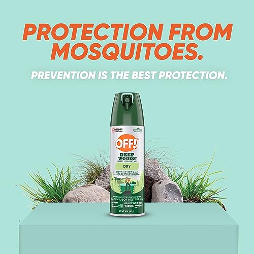 OFF! Deep Woods Insect Repellent Aerosol, Dry, Non-Greasy Formula, Bug OFF!
