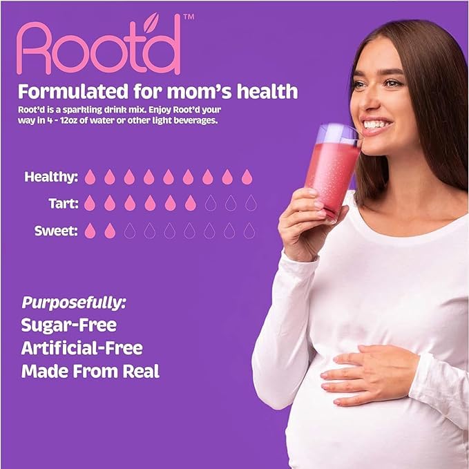 Root'd Prenatal & His Multivitamin Powder Bundle with 3X Electrolytes for Mummy & Daddy Root'd