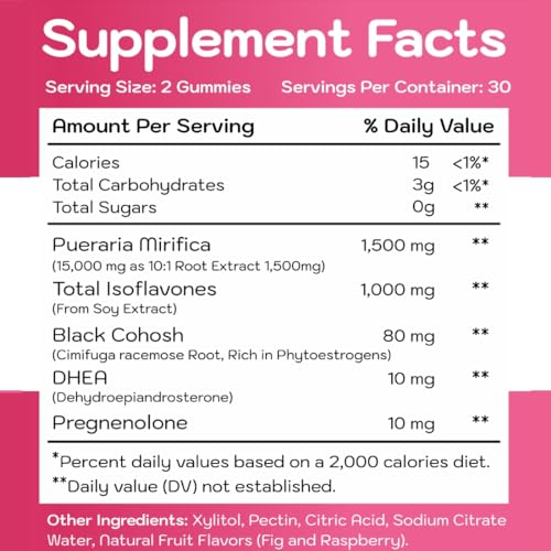 Holistic MD HRT for Transgender MTF Hormones pueraria mirifica 1,500 mg - Breast for Women LGBT Holistic MD