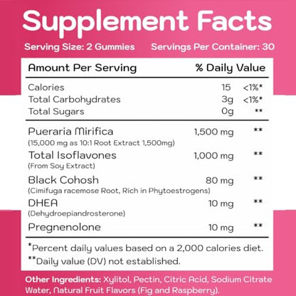 Holistic MD HRT for Transgender MTF Hormones pueraria mirifica 1,500 mg - Breast for Women LGBT