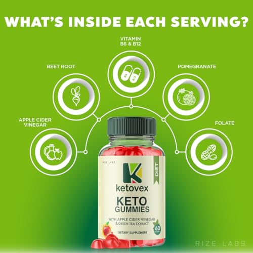Ketovex Keto BHB Gummies for Weight Loss, Ketovex BHB ACV Gummies Reviews rize labs