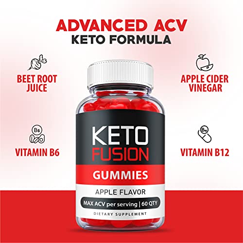 Keto Fusion Gummies - Official Formula, Vegan - Keto Fusion ACV Gummies Advanced