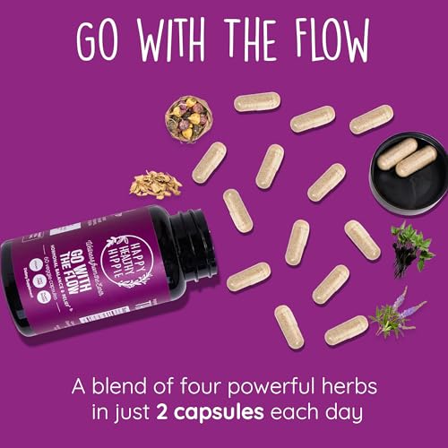 Happy Healthy Hippie Hormone Balance for Women - PMS Support Supplement & Menopause Happy Healthy Hippie