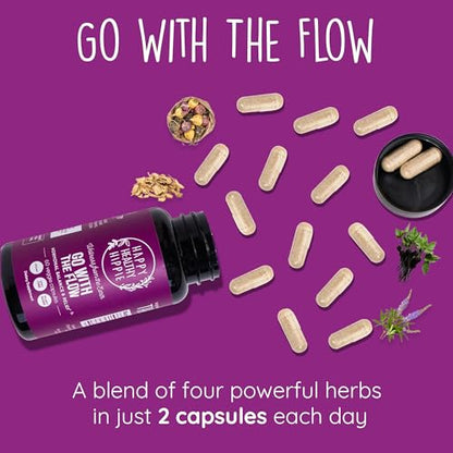Happy Healthy Hippie Hormone Balance for Women - PMS Support Supplement & Menopause
