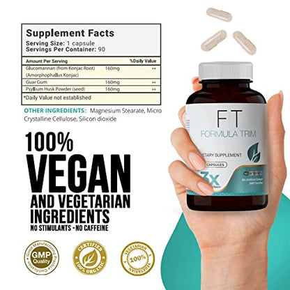 Formula Trim Natural Appetite Management Supplement for Women. Improves Digestion