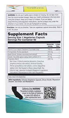 Natural Balance Ladies Choice Menopause Support | Hormone Balance Formula with PhytoEstrogens Natural Balance