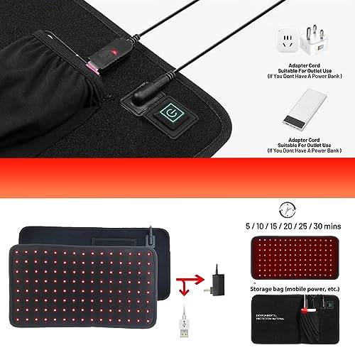Red Light Therapy Infrared Light Therapy for Muscle Pain Relief and Inflammation Red Light Therapy Belt DYUF