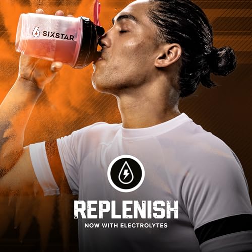 Six Star Pre-Workout Explosion Ripped 2.0 Peach Mango - Endurance Powder with Caffeine Six Star