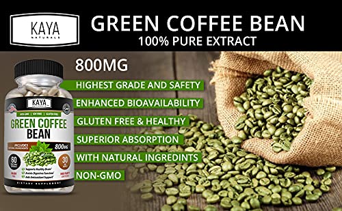 Kaya Naturals Green Coffee Bean 60ct - Weight Management Kaya Naturals