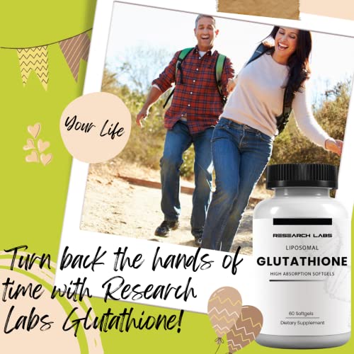 Research Labs Liposomal Glutathione Supplement w/Gluta-IV™, 100x Enhanced Absorption Research Labs