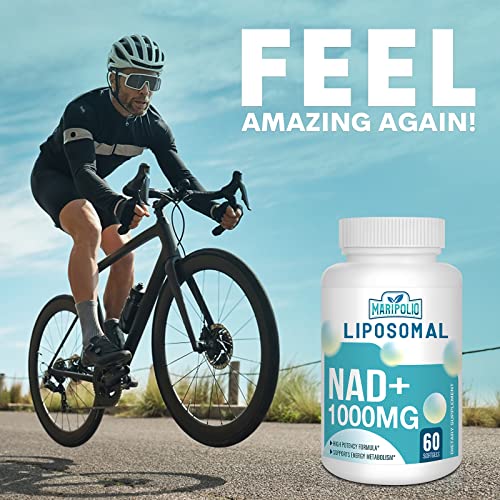 Liposomal NAD+ Supplement 1000 mg | Highest NAD Pontecy | Max Absorption | Pure NAD