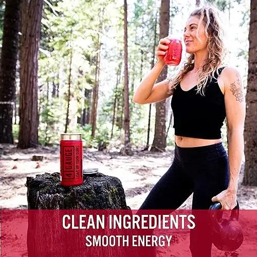 4 Gauge Natural Preworkout Without The Jitters | 30 Servings | Nitric Oxide Booster 4 Gauge