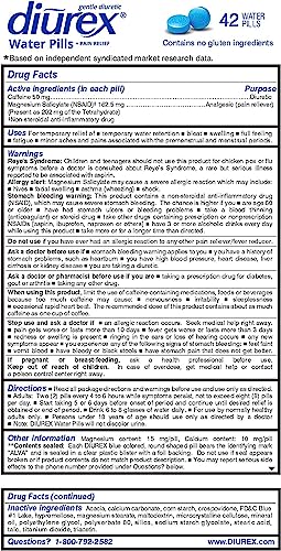 DIUREX WATER PILLS BOX OF 42 Diurex