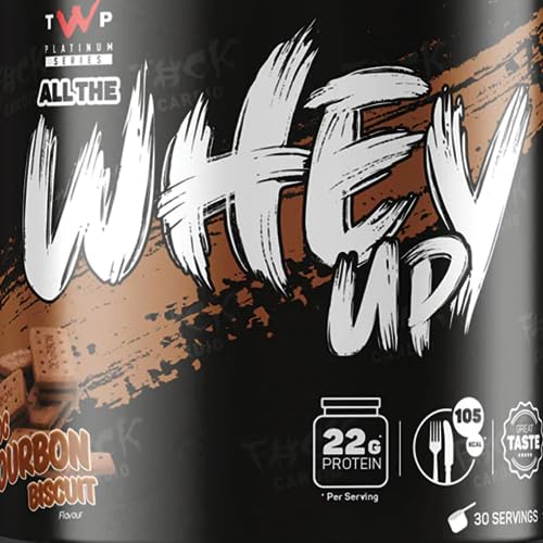 TWP Nutrition Platinum Series All The Whey Up Protein Powder Shake, 23g Whey Protein, Low Fat TWP