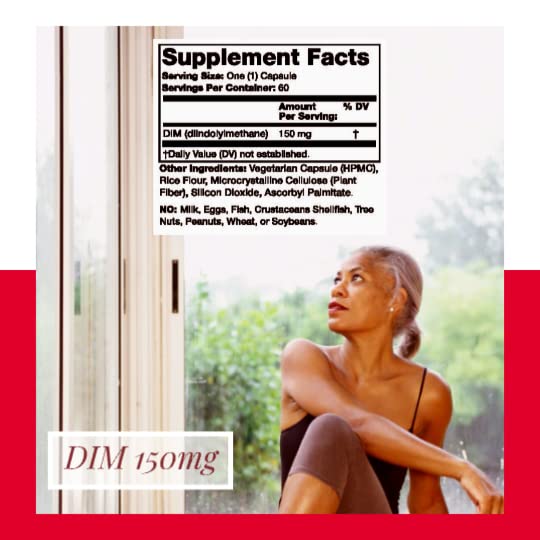 Olympian Labs DIM Supplement 150mg - DIM Diindolylmethane 60 Capsule Supply of DIM Olympian Labs