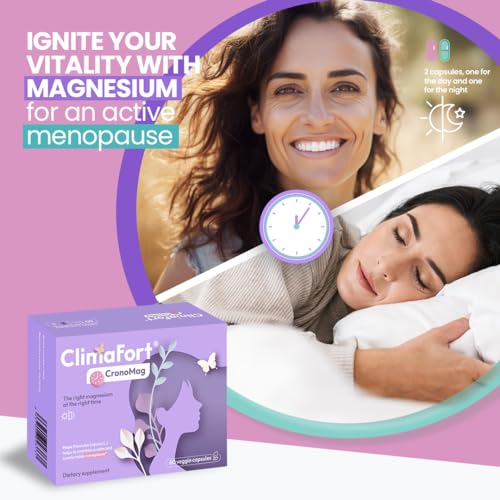 ClimaFort® CronoMag | Magnesium for Women in Menopause | The Right Magnesium at The Right time Climafort
