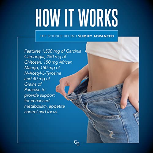 Siren Labs Slimify Advanced Fat Burner for Weight Loss - Garcinia Cambogia, African Mango SIRENLABS