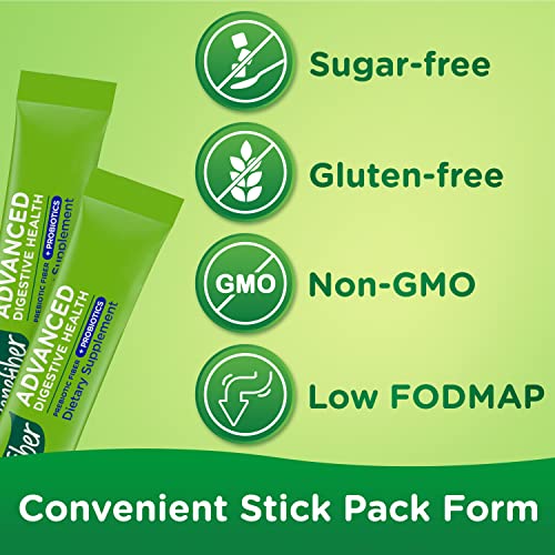 Benefiber Advanced Digestive Health Prebiotic Fiber Supplement Powder with Probiotics Benefiber