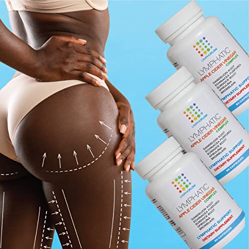 Bruizex Apple Cider Vinegar Complex Capsules, Lymphatic Drainage Apple Cider Vinegar 