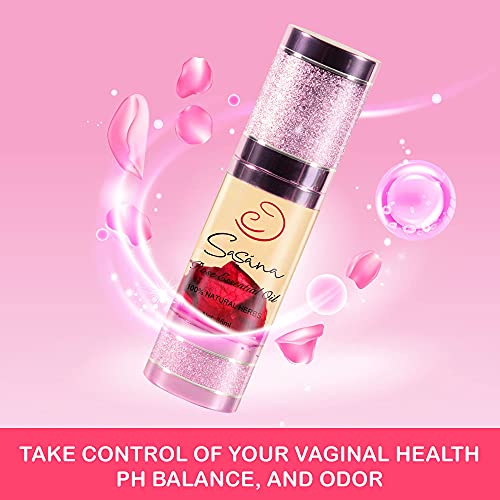 SASÁNA All Natural Feminine Spray - Effective Relief from Dryness, BV, Itch - 100% Organic Yoni Oil SASÁNA
