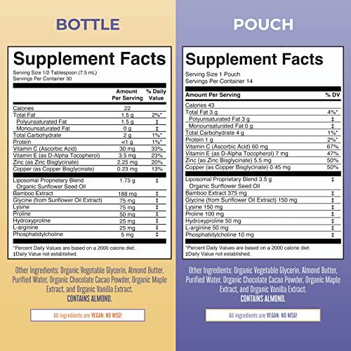 MaryRuth Organics Collagen Booster Liposomal, Sugar Free, Liquid Collagen Booster