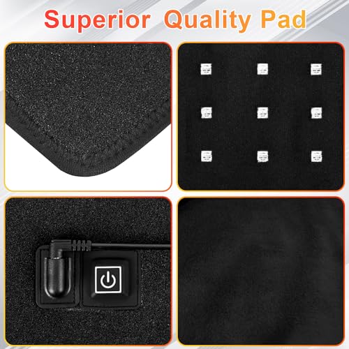 UTK Red Light Therapy for Body, Large Infrared Light Therapy Pad for Deeper Tissue, 24" x 12" Size UTK