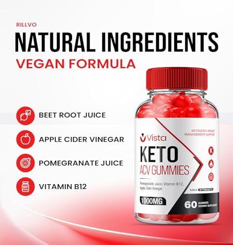 Rillvo (2 Pack) Vista Keto ACV Gummies - Official - Keto Vista ACV Advanced Formula Plus Rillvo