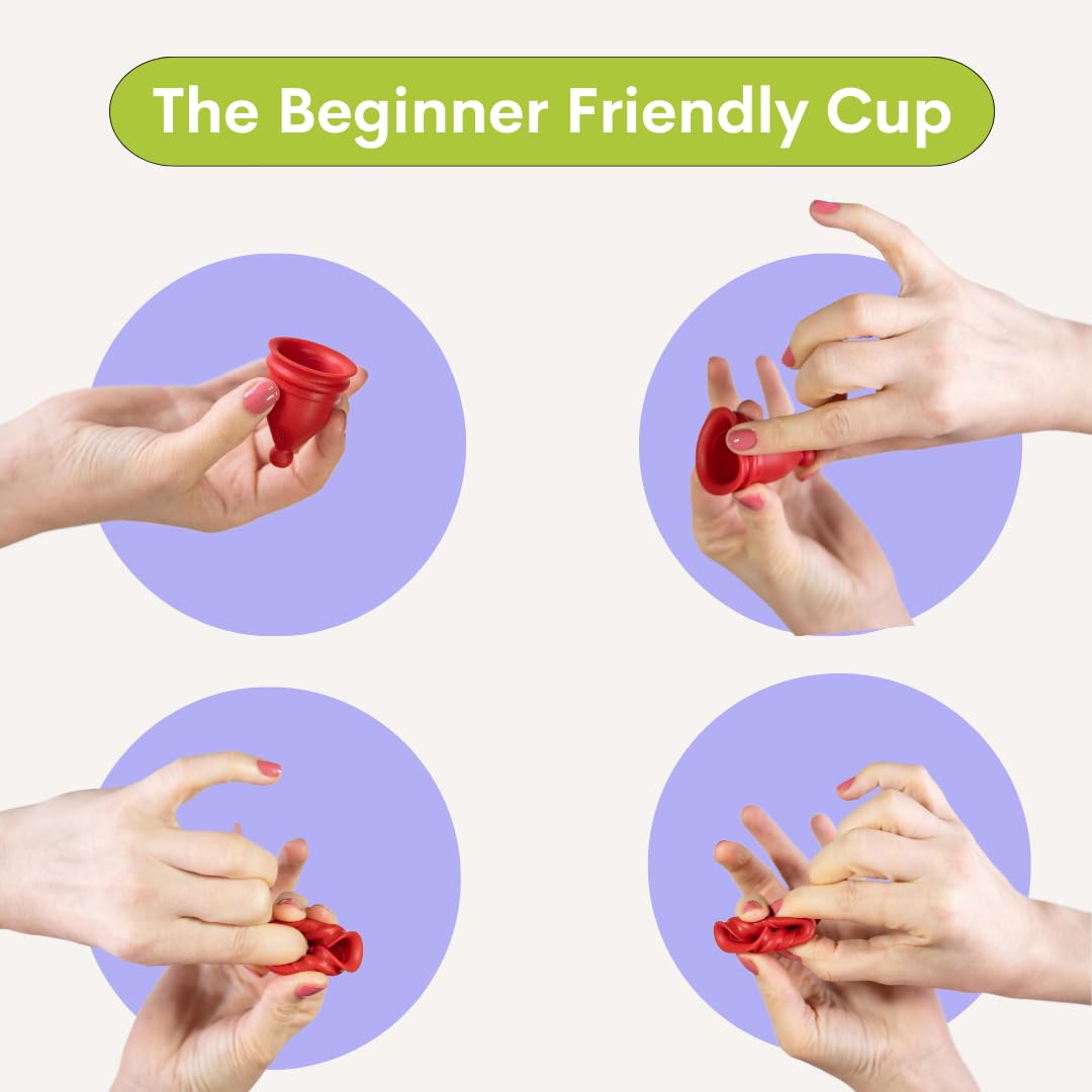 Bfree Menstrual Cup - Reusable Period Cup Leak-Free Eco-Friendly Tampon/Pad Alternative Bfree Cup