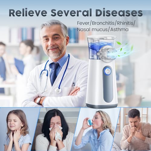 Compact Portable Nebulizer, Mesh Nebulizer, auto-Cleaning Handheld Nebulizer