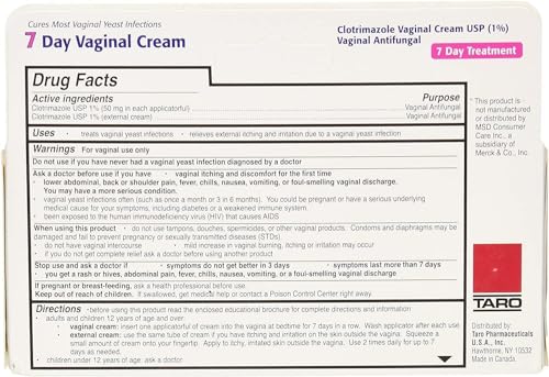 Taro Clotrimazole 7 Vaginal Cream 45 g TARO