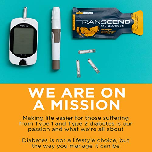 Transcend Glucose Gel Packs - Orange, 30 Pack (1.1oz each) - FSA/HSA
