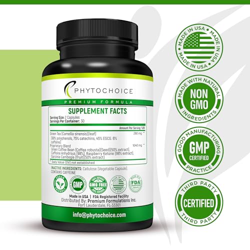 Green Tea Extract-Natural Appetite Suppressant for Weight Loss for Women and Men-Green