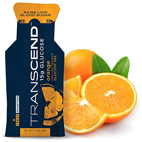 Transcend Glucose Gel Packs - Orange, 30 Pack (1.1oz each) - FSA/HSA