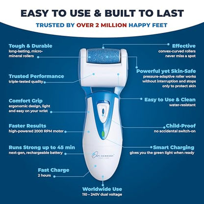 Electric Callus Remover: Own Harmony Professional Pedicure Tools Foot