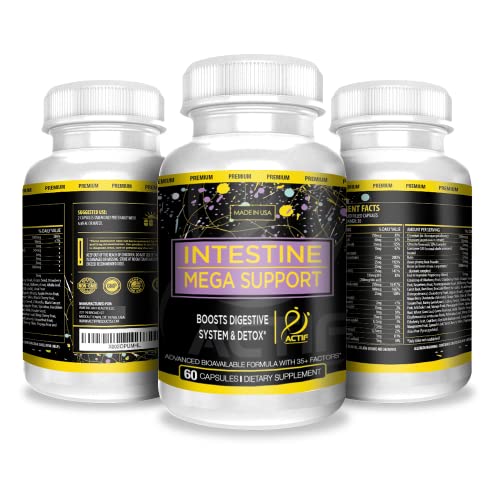 Actif Intestine Mega Support with 30+ Advanced Factors, Deep Cleanse and Repair ACTIF