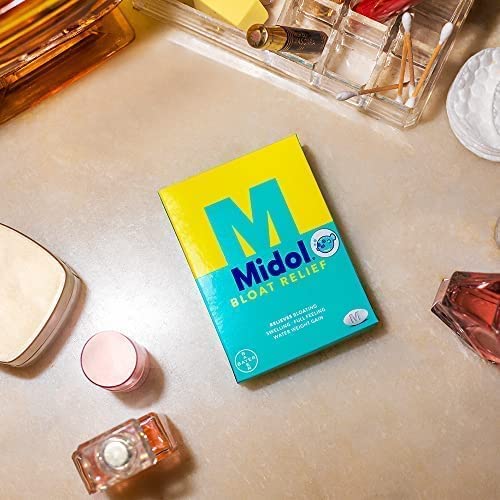 Midol Bloat Relief Caplets 60ct: Midol Bloat Relief Caplets with Pamabrom, Relieve Bloating Midol